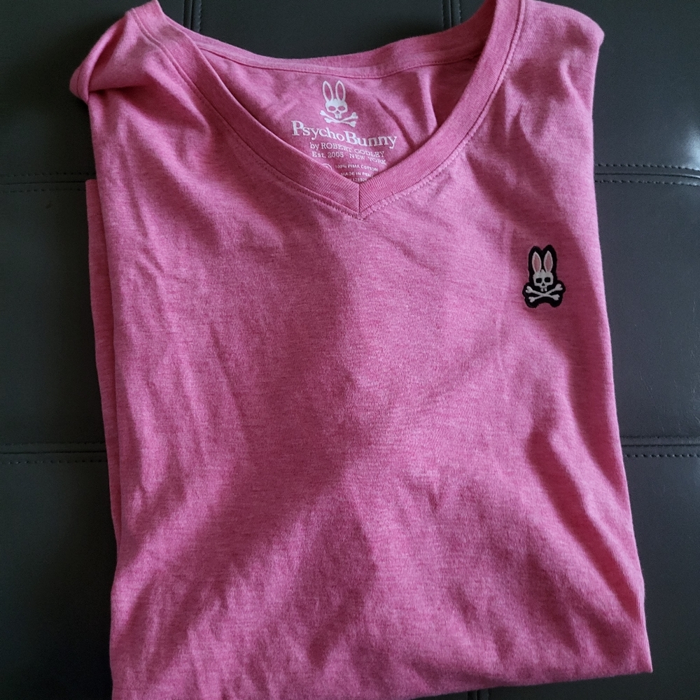 Bundle of 4 v neck Psycho Bunny Shirts